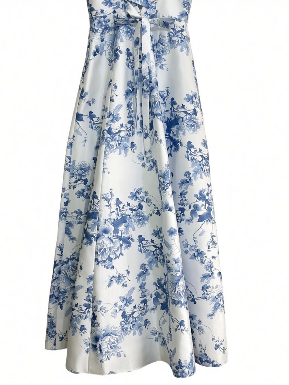 NEW ALFRED SUNG Style D825FP Floral Lace Up Gown, Size 0 - Picture 7 of 11